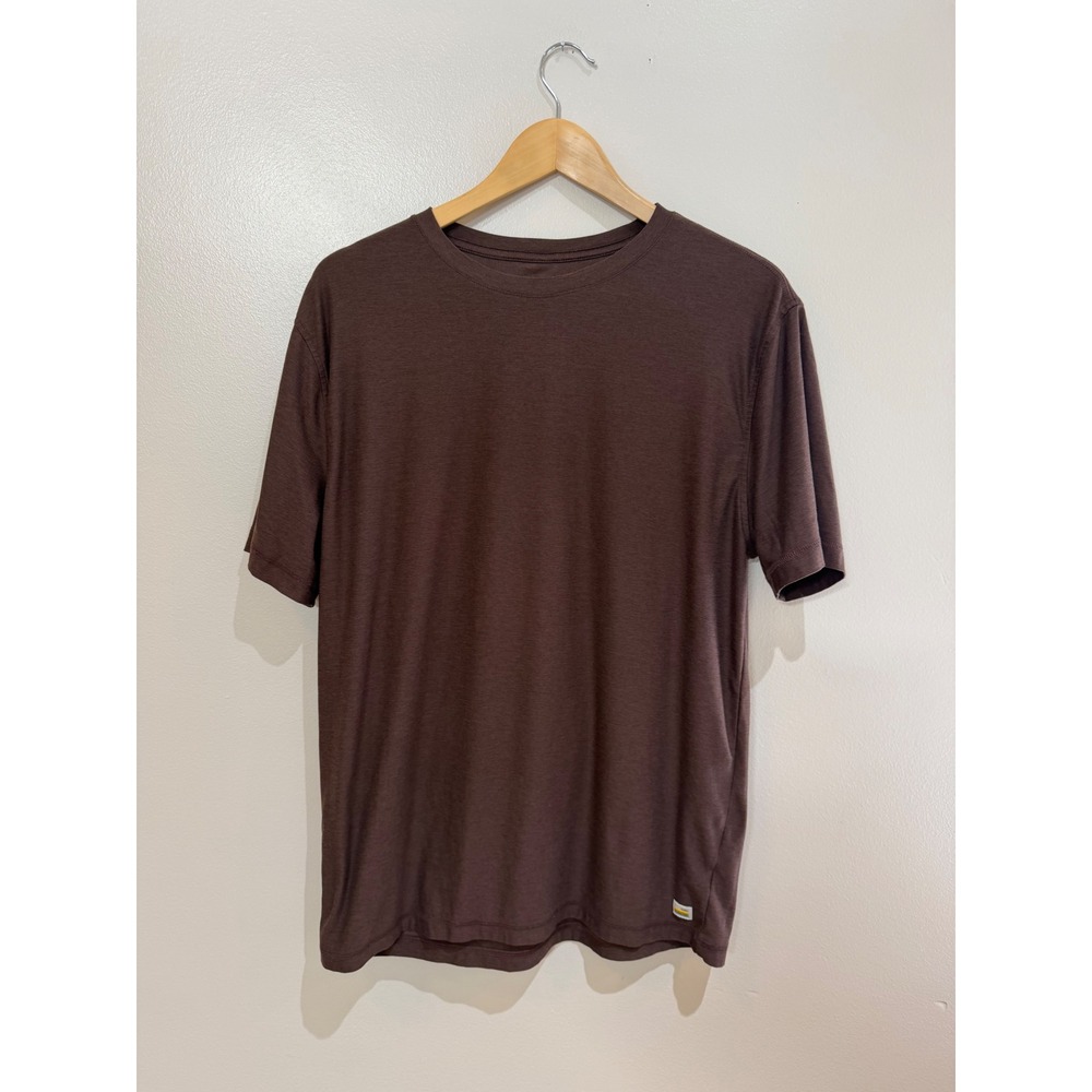 Vuori Tuvalu Tee Mens short Sleeve color-Sable Heather large